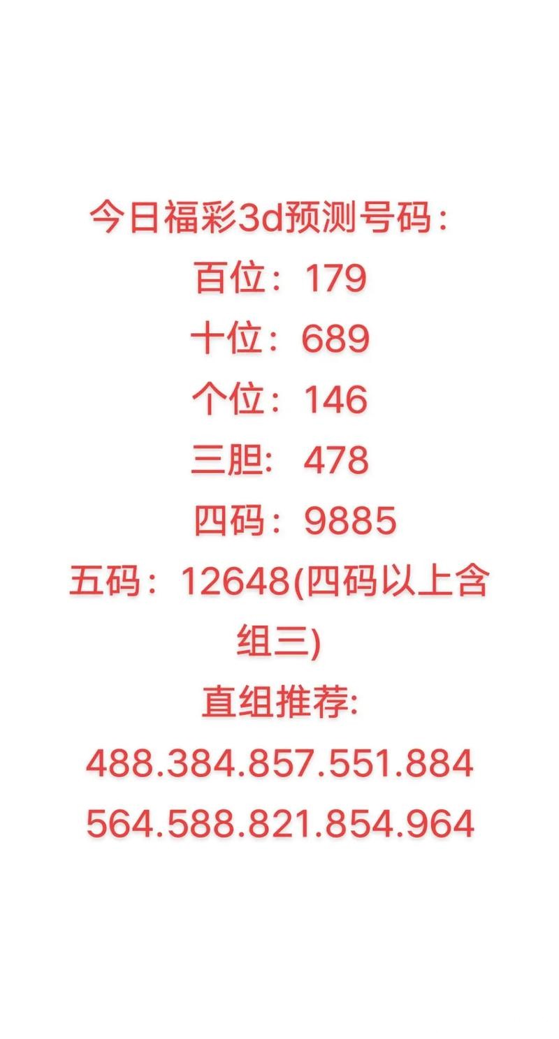 041期胡亚楠福彩3D预测奖号：独胆参考